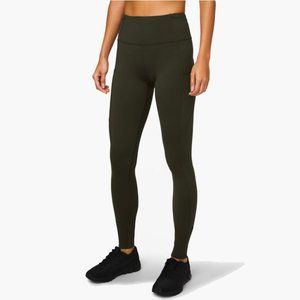 Lululemon Fast and Free Tight 31" - Dark Olive